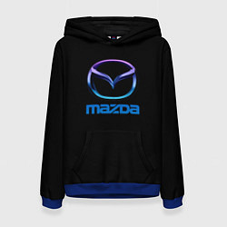 Женская толстовка Mazda neon logo