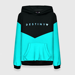 Толстовка-худи женская Destiny action geometry, цвет: 3D-черный