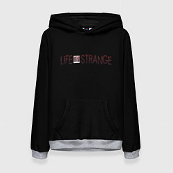 Толстовка-худи женская Life is strange logo, цвет: 3D-меланж