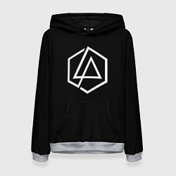 Женская толстовка Linkin park logo white