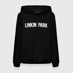 Толстовка-худи женская Linkin park rock white, цвет: 3D-черный