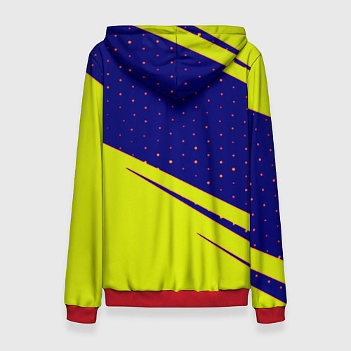 Женская толстовка Borussia logo geometry / 3D-Красный – фото 2