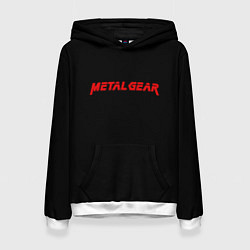 Женская толстовка Metal gear red logo