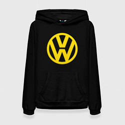 Женская толстовка Volkswagen logo yellow