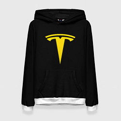 Женская толстовка Tesla yellow