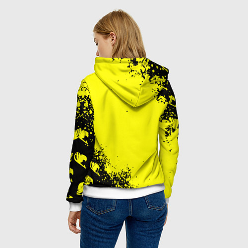 Женская толстовка Хвост феи текстура аниме / 3D-Белый – фото 4