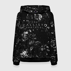 Толстовка-худи женская The Callisto Protocol black ice, цвет: 3D-черный