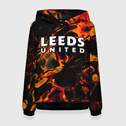 Женская толстовка Leeds United red lava