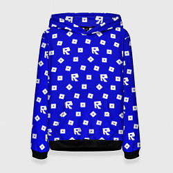 Женская толстовка Roblox blue pattern