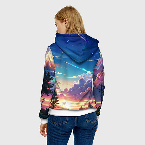 Женская толстовка Pokemon butterfree / 3D-Белый – фото 4