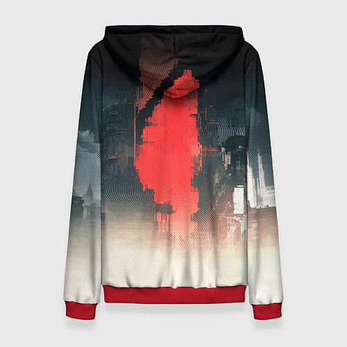 Женская толстовка Боевой киборг штурмовик / 3D-Красный – фото 2