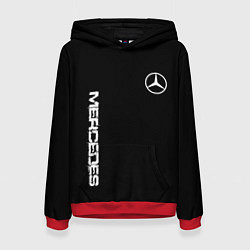 Женская толстовка Mercedes benz logo white auto