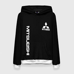 Женская толстовка Mitsubishi logo white auto