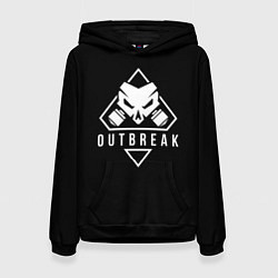 Женская толстовка Rainbow six outbreak