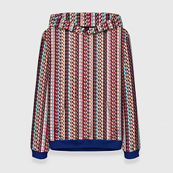 Женская толстовка Разноцветные полосы-узоры