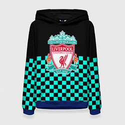 Женская толстовка Liverpool fc sport клетка