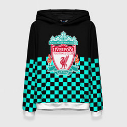 Женская толстовка Liverpool fc sport клетка