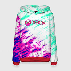 Женская толстовка Xbox краски текстура игры