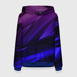 Женская толстовка Абстракция из градиента и линий