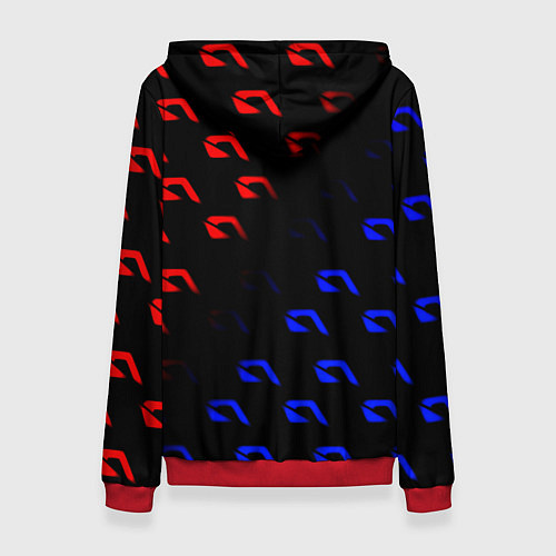 Женская толстовка NFS x GTA pattern / 3D-Красный – фото 2