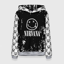 Толстовка-худи женская Nirvana teddy, цвет: 3D-меланж