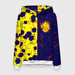 Женская толстовка Cyberpunk лого текстура