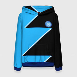 Женская толстовка Napoli fc geometry blue