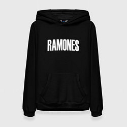 Женская толстовка Ramones white logo