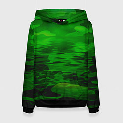 Женская толстовка Камуфляж с водой