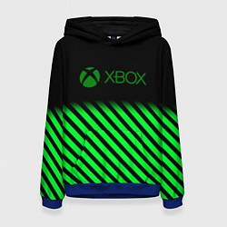 Женская толстовка Xbox line green