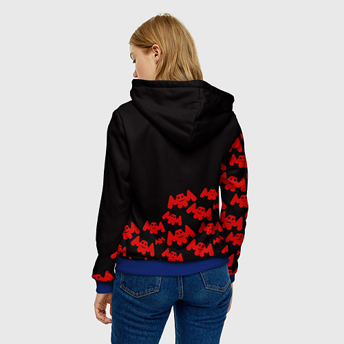 Женская толстовка Маршмеллоу амонг ас / 3D-Синий – фото 4