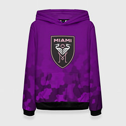 Женская толстовка Inter Miami logo pattern