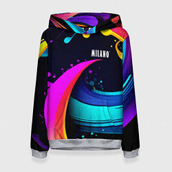 Женская толстовка Neon abstraction - Milano