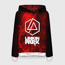 Женская толстовка Linkin park fire flower