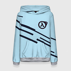 Женская толстовка Half life geometry steel