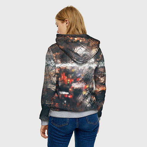 Женская толстовка Юный гуль / 3D-Меланж – фото 4