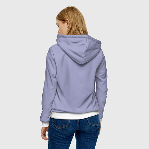 Женская толстовка Эмоция хандры / 3D-Белый – фото 4