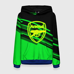 Женская толстовка Arsenal geometry line green