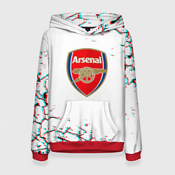 Женская толстовка Arsenal fc текстура