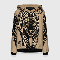 Женская толстовка Татуировка с тигром