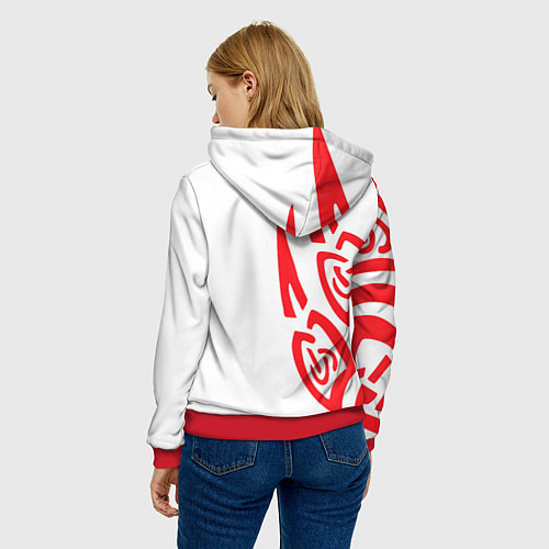 Женская толстовка Assassins Creed wild / 3D-Красный – фото 4