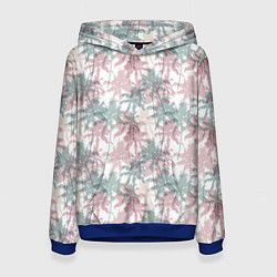 Женская толстовка Пальмы разноцветные