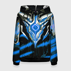 Женская толстовка Абстрактная синяя руна