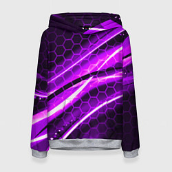 Женская толстовка Неоновая броня текстура