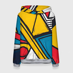 Женская толстовка Загаражное граффити