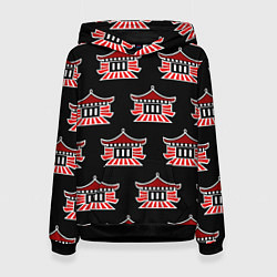 Женская толстовка Буддистские символы - японские атрибуты