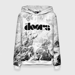 Толстовка-худи женская The Doors white graphite, цвет: 3D-белый