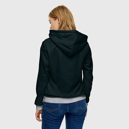 Женская толстовка Disturbed divisive / 3D-Меланж – фото 4