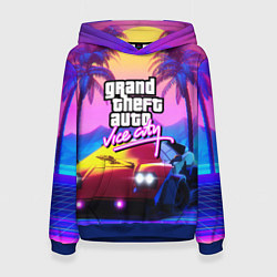 Женская толстовка Vice city retro wave Lambo