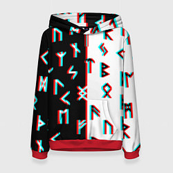 Женская толстовка Doom glitch pattern